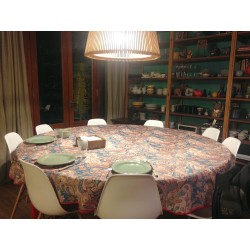 Mantel Impermeable arabesco petroleo