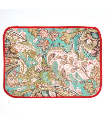 Individual impermeable arabesco verde seco