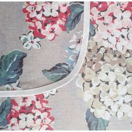Mantel Impermeable hortensias beige