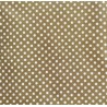 Mantel impermeable lunares pardo
