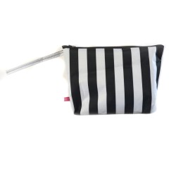 Neceser Rectangular rayas negras y blanco