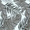 Mantel hojas gris