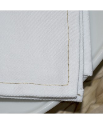 Pack 6x - Servilleta net beige