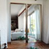 espejo rectangular 180x70 dorado