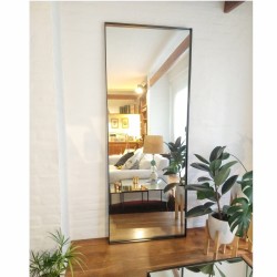 espejo rectangular 180x70 negro