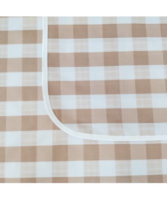 Mantel impermeable Escoces Beige