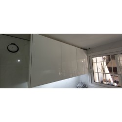 Mueble de cocina Pili a medida en melamina blanca