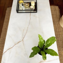 Mesa ratona - Carrara - negra - 140x80