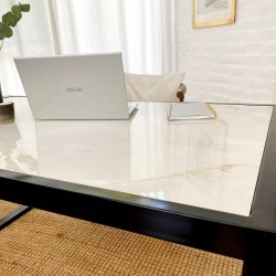 Mesa comedor / escritorio - Carrara - negra - 152x86