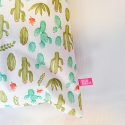 Neceser cuadrado hojas cactus