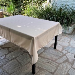 Mantel antimanchas beige