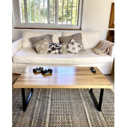 Mesa ratona madera dura y hierro