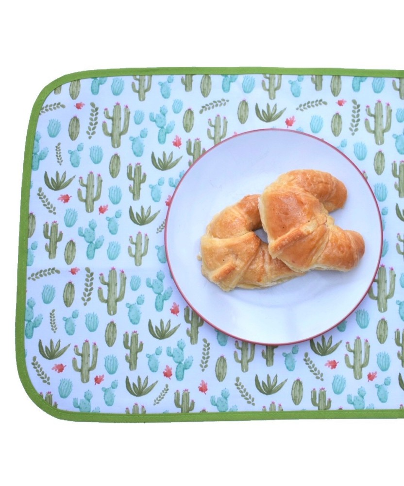 Individuales impermeables cactus