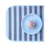 Individuales impermeables rayas gris