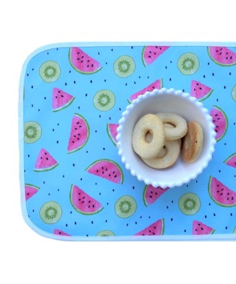 Individuales impermeables sandias y kiwis