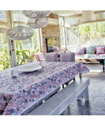 Mantel Impermeable arabesco aqua tranqui
