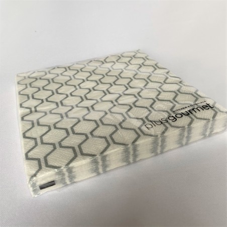 Servilletas de papel panal gris