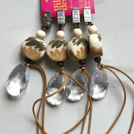 Pilideco.Pesa mantel guingo bronce