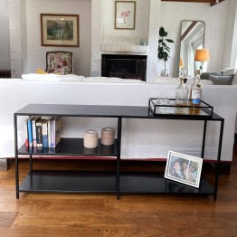 Mesa consola con estante | Pili Deco