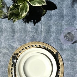 Mantel impermeable jean gris aero | Pili Deco