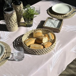 Pili Deco.Mantel antimanchas Pastos nude