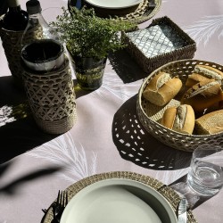 Pili Deco.Mantel antimanchas Pastos nude