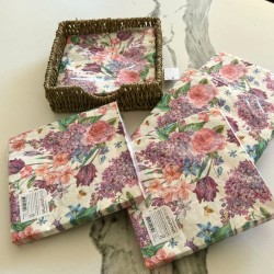 Pilideco.Servilletas de papel hojas palmera