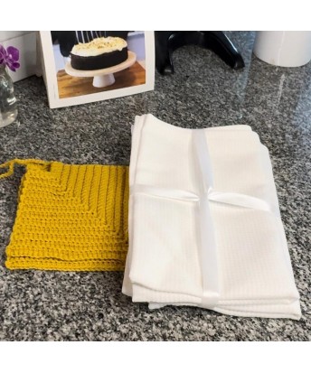 Combo repasadores y agarraderas crochet | Pili Deco