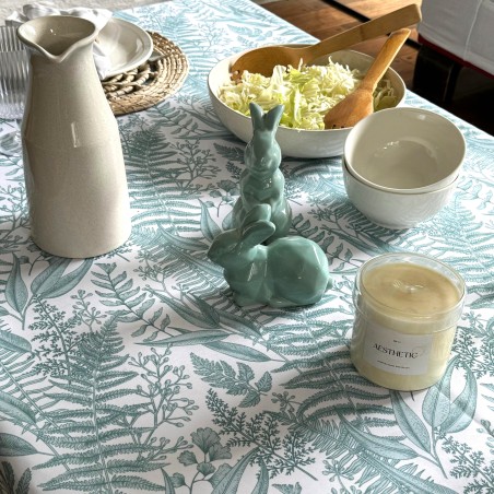 Pili Deco.Mantel antimanchas jardines agua