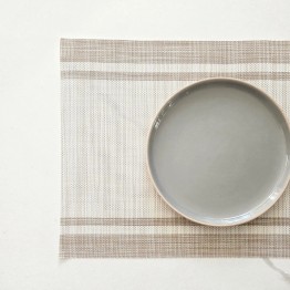 Individual PVC beige raya blanca | Pili Deco