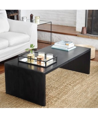 Pilideco.Mesa ratona madera dura y hierro