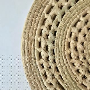Individual de caranday artesanal opción 1 | Pili Deco