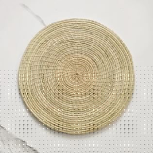 Individual de caranday tejido a mano | Pili Deco