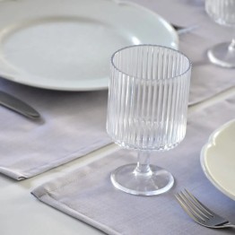 Individual antimanchas gris liso | Pili Deco