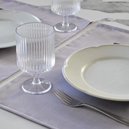 Individual antimanchas gris liso | Pili Deco