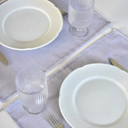 Individual antimanchas gris liso | Pili Deco