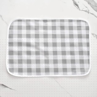 Individual impermeable escocés gris | Pili Deco