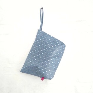 Neceser rectangular lunares celestes | Pili Deco