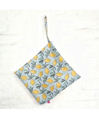 Neceser cuadrado limones | Pili Deco