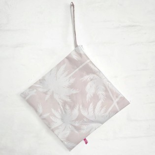 Neceser cuadrado palmera clara | Pili Deco