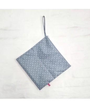 Neceser cuadrado lunares celestes | Pili Deco
