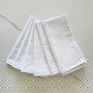 Servilleta de tela net beige pack x6 | Pili Deco