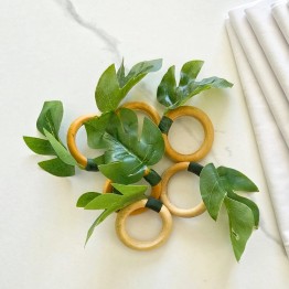 Servilleteros hoja x 6 | Pili Deco