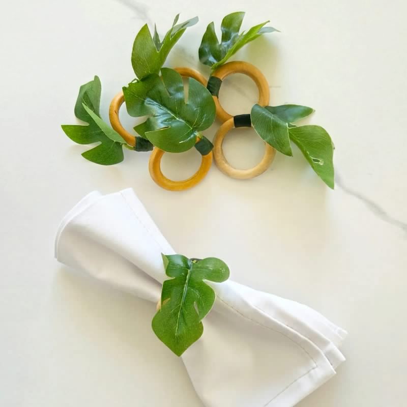 Servilleteros hoja x 6 | Pili Deco