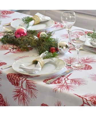 Pili Deco.Mantel antimanchas jardines agua