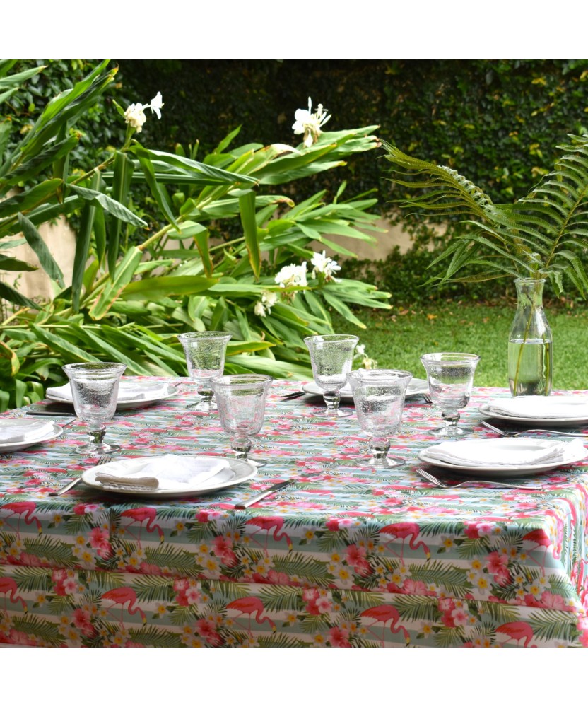 Mantel impermeable flamencos | Pili Deco