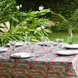 Mantel impermeable flamencos | Pili Deco