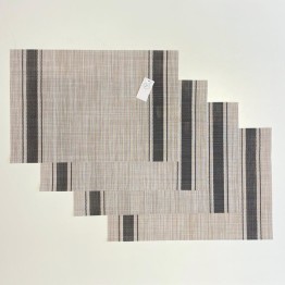 Individual PVC raya negra | Pili Deco
