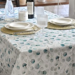 Mantel impermeable eucaliptus | Pili Deco