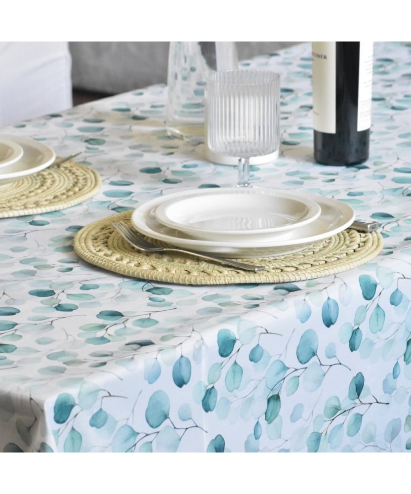 Mantel impermeable eucaliptus | Pili Deco